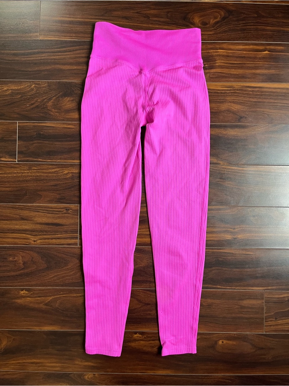PINK Active Victoria's Secret Pink Ribbed High-Waist Leggings, XS, NWOT - Picture 3 of 6
